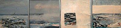 3 DRIFTWOOD 1    Acryl Mischtechnik    62x15   2010