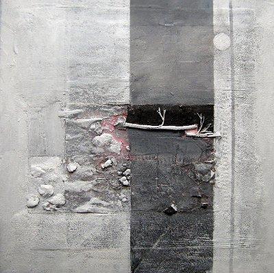 3 DRIFTWOOD 4 WHITEMOON Mischtechnik  30x30   2010