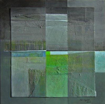 3 DUNKLER HIMMEL UEBER DIE SUEMPFE  70x70 Acryl auf Karton auf Leinwand  2010 bearbeitet-1