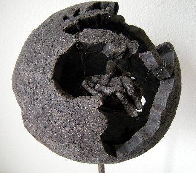 9 WIEGE DER WELT 55x25  Gebrannter Ton  2010